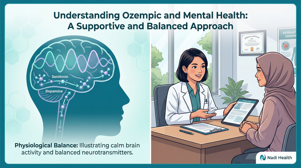 Ozempic dan kesehatan mental — tinjauan depresi kecemasan dan ideasi suicidal pada pasien GLP-1 Indonesia